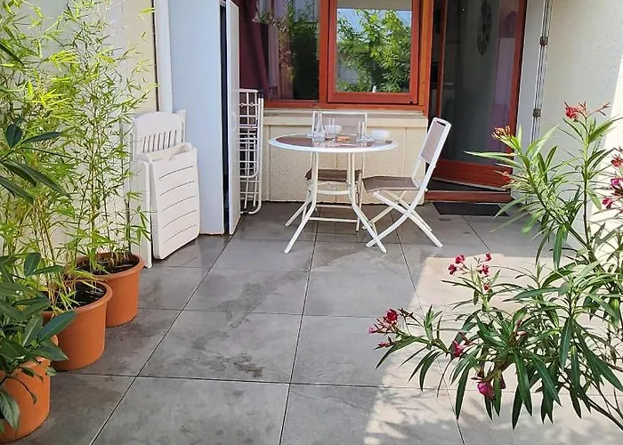 Charmant Studio 2* Rdc+ Terrasse & Parking Prive